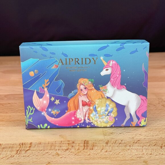 Aipridy Mermaid & Unicorn Themed Bead Box 100 Piece Jewelry Making Set - Picture 2 of 10